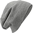 District Threads DT618 - Slouch Beanie - Light Grey Heather - OSFA