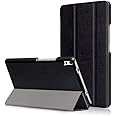 Kepuch Custer Case for Lenovo Tab 4 8 Plus TB-8704F TB-8704N PU Leather Case Cover for Lenovo Tab 4 8 Plus TB-8704F TB-8704N - Black