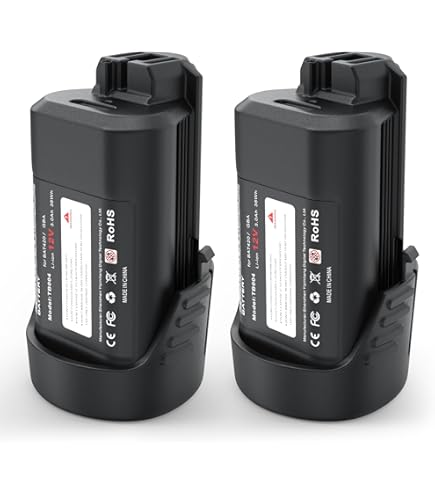 EXTENSILO 2x Batteries Compatible Avec Ryobi RCD12011L, RMT12011L