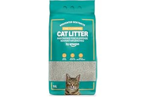 by Amazon Cat Litter Box with Fine Clumping, Unscented 10L