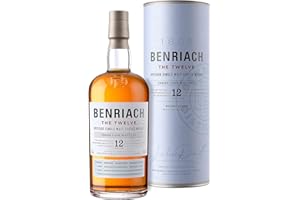 Benriach The Twelve 70cl - Single Malt Scotch Whisky Scozzese, Maturato 12 Anni, Astucciato, 43% Vol.
