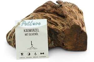 PetLove Radice d’Erica da Masticare per Cani con Olio d’Oliva • Giocattolo da Masticare 100% Naturale • Osso per Cani da Masticare con Minerali • Bastone Naturale per Cani, Taglia: L (501-750g)…