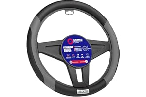 Sparco SPC1113GR COPRIVOLANTE C1113 Nero/Grigio Universale Auto