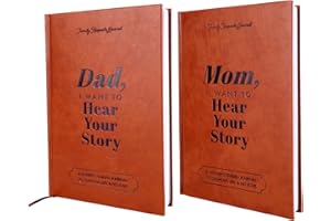 Kaempe Dad Mom, I Want To Hear Your Story Book:Dad Mum Story Life Journal, Guided To Share Love, Birthday Gifts For Who Wants Nothing from Daughter Or Son (Dad and Mom Story Life Journal)