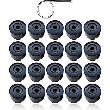 20 stks Universele 17mm Wielmoerafdekkingen Wielmoerdoppen Schroefbeschermer, Wielmoerafdekkingen voor de meeste autowielen(grijs