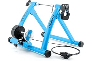 CXWXC Allenatore a rulli per bicicletta, pieghevole, in acciaio, con sgancio rapido, per bicicletta da 26 – 29 pollici, per allenamento in bicicletta, a casa, per interni