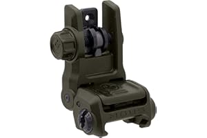 Magpul MBUS 3 miras de respaldo abatibles de hierro, verde oliva, mira trasera