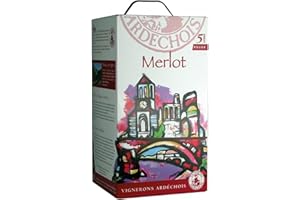 VIGNERONS ARDECHOIS UVICA BIB Cubi Bag-in-Box Merlot - Rouge - 5L - Vignerons Ardechois