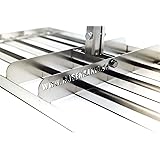 RASENRAKEL RISISANI Leveling-Rake - Level-Rake - Lawn Leveling Rake - Flächenebner - Topdressing - ohne Stiel