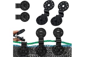 May Huang 80 Pcs Clips de Red de Sombra, Clips de Plástico de Tela de Sombra, Clip Especial con Ojal, Se Utiliza Principalmente en Invernaderos, Jardines, Redes Antipájaros, Pantalla de Valla