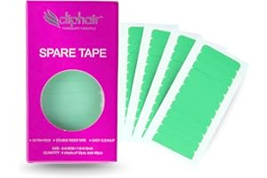 CLIPHAIR Tape Extension Tabs, Spare Tape Tabs for Hair Extensions, Pack of 48 Double Sided Hair Extension Tapes, Ultra Hold, Waterproof, Easy Clean Up
