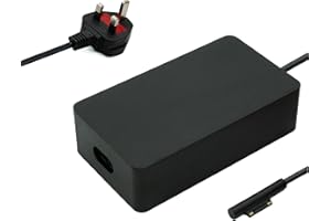 HSXIRQA 65W Surface Charger For Microsoft Surface Pro 10 9 8 7 6 5 4 3 Surface Laptop 7 6 5 4 3 2 1 Surface Book 1st Studio Surface Go 4 3 2 1 Go 3 2 1 Windows Power Supply