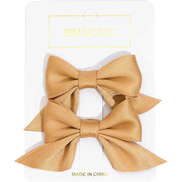 2 Stück Gelbe Haarschleifen Für Mädchen – Mit Metallclip, Ca. 5,6 Cm, Niedliches Haaraccessoire Für Alltag & Feste