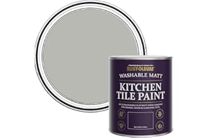 Rust-Oleum Grey water resistant Kitchen Tile Paint in Matt Finish - Grey Tree 750ml