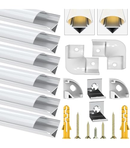 LED Aluminium Profiel U-Vorm 14 x 1m voor LED Strips met