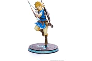 BANPRESTO Zelda First 4 Figures The Legend of Breath of The Wild Link with Bow PVC Painted Statue (25cm) (ZELT0107)