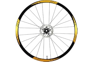 DualColorStampe Adesivi Cerchi Bici 26'' - 27,5'' - 28-29'' Pollici Ruota Bici MTB Bike Stickers Cerchi MTB B0006 (28-29'' Pollici, Oro 91)
