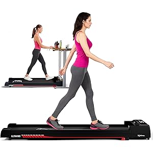 Lifelong Walking Pad Treadmill | 3 HP Brushless Motor | 2-Level Manual Incline | LED Display | Foldable Design | Remote Control | 110 Kg Capacity | 8 Km/h Speed | Home Fitness Walking Machine LLTM183