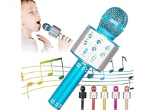 Rylan Wireless Mic Advance Handheld Wireless Singing Mike Multi-Function Bluetooth Karaoke Mic with Microphone Speaker for Al