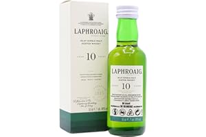 Laphroaig - Islay Single Malt Miniature - 10 year old Whisky 5cl 40% ABV