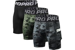 BEGIANT Herr 3-pack korta kompressionsshorts sport underkläder löpning