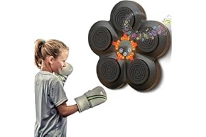 Kensbro Music Bluetooth Boxing Machine,Musik Elektronischer Box mit LED,USB Wiederaufladbar Boxmaschine, Dekompression für Heimübungen,One Punch Boxing Machine