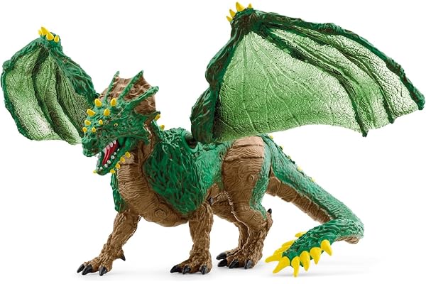 schleich ELDRADOR CREATURES Djungeldrake, från 7 år, 70791 - Leksaksfiguren, 19 x 22 x 13 cm