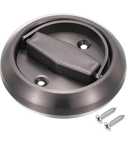 Maniglia A Scomparsa Homoyoyo In Acciaio Inox – Anello Di Trazione Per Portelli, Armadi E Mobili Nautici, 5x5x1.5 Cm - 4