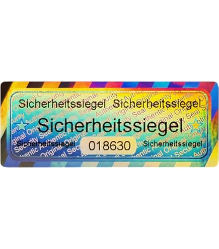 1000 stuks - 3D hologram-zegel met serienummer