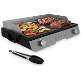 Cecotec Perfectroast 3000 Inox Max Electric Barbecue 3000 W, Cooking Surface 30 x 50 cm, 2 Cooking Areas, Non-Stick Coating,
