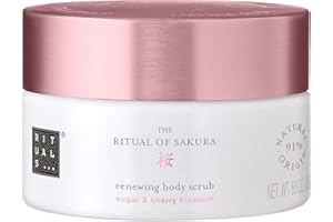 RITUALS Exfoliante Corporal de The Ritual of Sakura, 250 gr - Con Leche de Arroz, Flor de Cerezo, Partículas de Cerezo y Aceite de Tsubaki - Propiedades Nutritivas y Renovadoras de la Piel