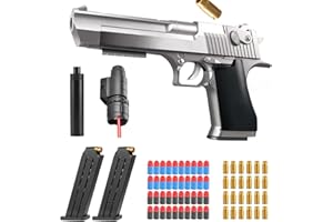 DAZZTIME Pistola de Juguete,Pistola de Espuma Blaster,EVA Juguetes de Tiro de Blanda,Juguete de Espuma Suave,Juguete Pistola,Pistola Juguete,Juete Pistola,Regalos de Cumpleaños para 14 +
