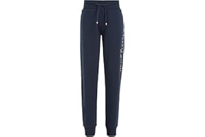 Tommy Hilfiger Bambini Unisex Pantaloni da Jogging Essential Sweatpants in Cotone Bio