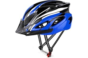 RaMokey Casco de Biciclet Adulto, Ajustable Casco de Bicicleta para Mujeres y Hombres, Ultraligero Casco de Ciclismo Montaña con Forro y Visera Extraíble(Tamaño 58-62 cm)
