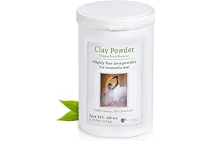 LT-NATURPRODUKTE Polvo de arcilla/Ghassoul | Original de Marruecos | 800 g | Polvo extrafino para la aplicación cosmética | Sin químicos | Vegano | Rhassoul