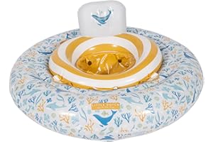 ‎LITTLE DUTCH Little Dutch Schwimmsitz Schwimmring für Babys Kleinkinder Junge blau - Ocean Dreams