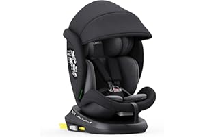 XOMAX 946i Sèige enfant avec ISOFlX, fonction inclinable, 0-36 kg, 0-12 ans, groupo 0/1/2/3, harnais 5 points et harnais 3 points, housse amovible, lavable I ECE R129