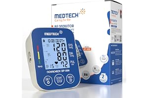 MEDTECH BP09N Fully Automatic Digital BP Monitor |Arm Portable, Lightweight Blood Pressure Machine | Accurate BP Machine Digi