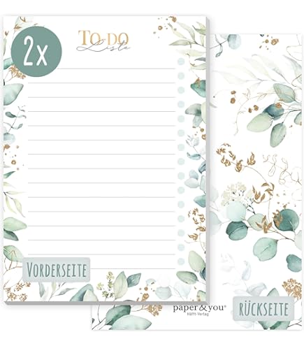 Calendario Settimanale Da Tavolo | Senza Data | Foglia Oro | 29.5x10.5cm - Foto 4