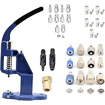 Lederen handpersmachine kit voor het instellen van klinknagels, oogjes en drukknoppen