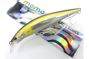 momolures - Tide Control Minnow 95 120 Lip in Belly System para pesca de lubina, lubina, salmón.