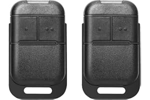 DIYUNA [2 Pack] Remplacement pour Somfy télécommande 2401539, 433,42 MHz, 2 canaux, Compatible avec Somfy Keypop NS-2, pour Portail automatisé, Garage, volet Roulant (Noir)