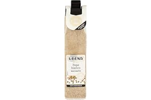 UBENA, Pepe Bianco Macinato, per Piatti Cremosi, Vellutate, Funghi e Carni Bianche, Formato Clip Sachet da 33 gr