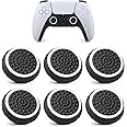 GALAMAX 6PCS Thumb Grips, Silicone Non-slip Controller Grips, Joystick Controller Performance Replacement Compatible with PS5 PS4 PS3 PS2 Series X S Switch Pro Controller Grip