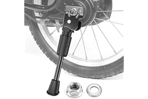 SEISSO Béquille pour vélo 12-20 Pouces vélo Enfant Béquille pour vélo Enfant Béquille latérale pour vélo VTT, vélo de Course, vélo de Sport