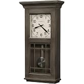 Howard Miller Sanborn duvar saati II 549-517 &ndash; Aged Boyne Falls Finish, doğal geri kazanılmış ahşap tasarım, vintage ev dekor