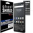 TECHGEAR [3 Pack] Screen Protectors to fit BlackBerry Key2 [ghostSHIELD Edition] Genuine Reinforced Flexible TPU Screen Protector Guard Covers with Full Screen Coverage inc Curved Screen