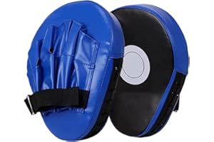 eBoutik- Curved Focus Pads for Boxing Training Mitts, Hook and Jab Gloves, MMA Kickboxing Punch Bag Pads Gym Equipment For Self Defence