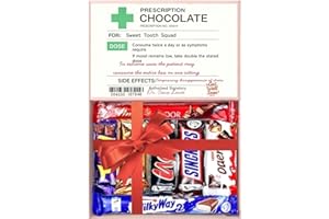 VELAFEE Get Well Soon Gifts for Women and Men - Care Package Recovery Gift Box - Hospital Prescription Chocolate, Chocolate Hamper Selection Box, Gift for Him, Gift for Her