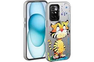 YUXING Funda para Xiaomi Redmi 10 2022 / Redmi 10 4G - Carcasa Teléfono Móvil Antichoque Delgada Patrón Artístico Fresco Bumper Slim Case Cover (Tiger)